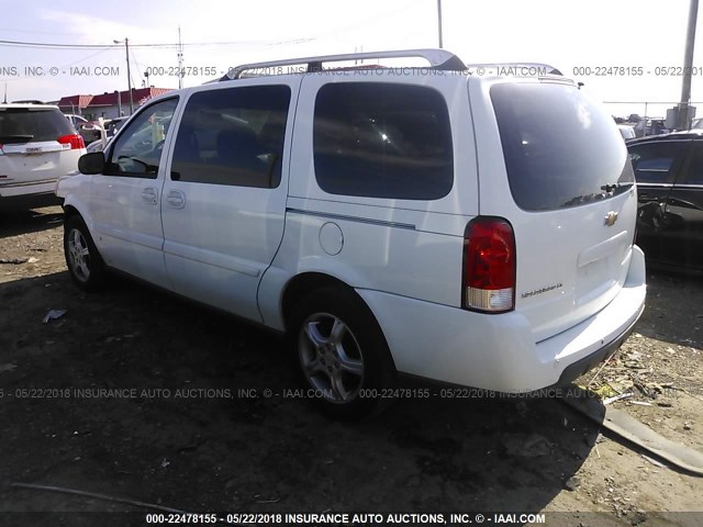 1GNDV33L76D203311 - 2006 CHEVROLET UPLANDER LT WHITE photo 3