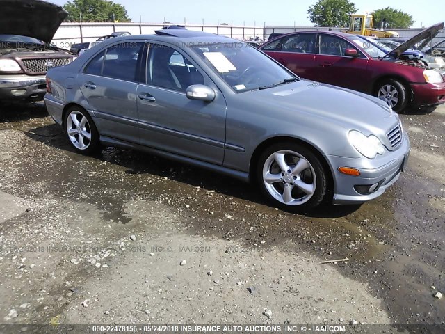 WDBRF52H96F751110 - 2006 MERCEDES-BENZ C GENERATION 2006 230 GRAY photo 1