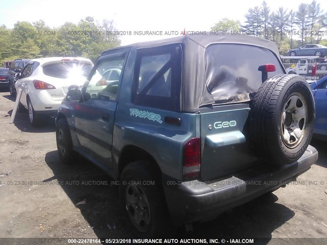 2CNBJ186XT6921718 - 1996 GEO TRACKER GRAY photo 3