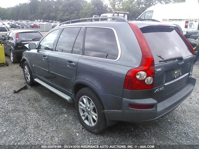 YV1CZ852151204412 - 2005 VOLVO XC90 V8 GRAY photo 3