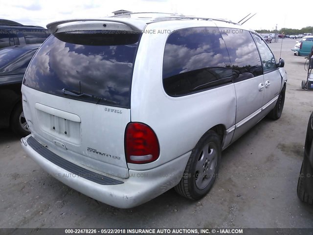 1B4GP74L6XB890443 - 1999 DODGE GRAND CARAVAN ES WHITE photo 4