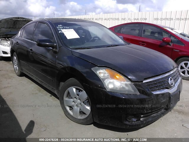 1N4AL21E87C140720 - 2007 NISSAN ALTIMA 2.5/2.5S BLACK photo 1