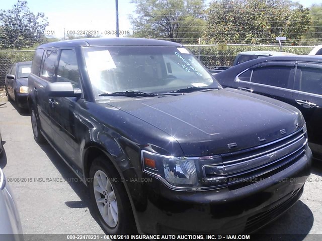 2FMGK5B87DBD35958 - 2013 FORD FLEX SE BLACK photo 1