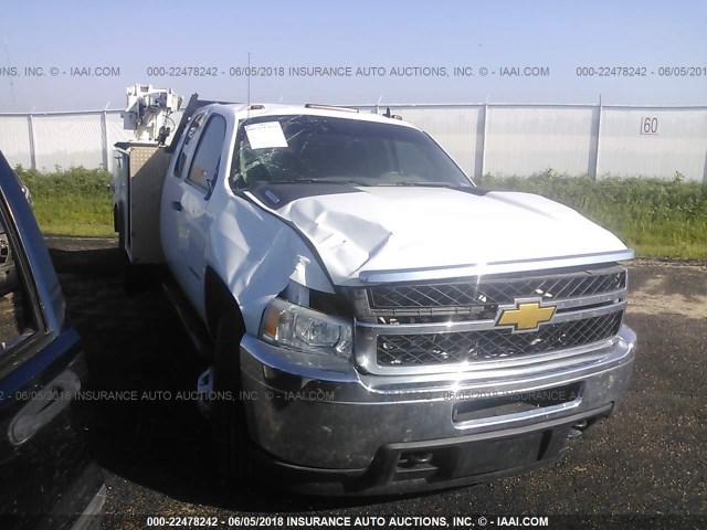 1GC5KZC80DZ134434 - 2013 CHEVROLET SILVERADO K3500 WHITE photo 1