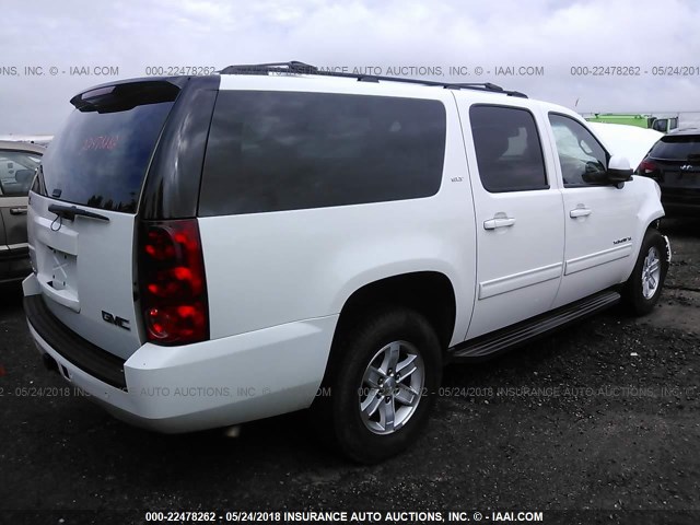 1GKS2KE7XCR269602 - 2012 GMC YUKON XL K1500 SLT WHITE photo 4