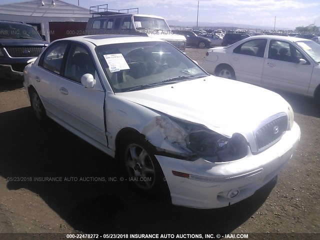 KMHWF35H25A204742 - 2005 HYUNDAI SONATA GLS/LX WHITE photo 6