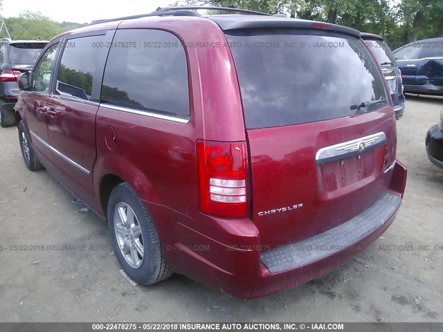 2A4RR5D16AR153349 - 2010 CHRYSLER TOWN & COUNTRY TOURING RED photo 3