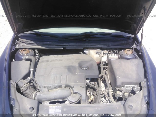 1G1ZB5EB2AF268113 - 2010 CHEVROLET MALIBU LS ლურჯი ფოტო 10