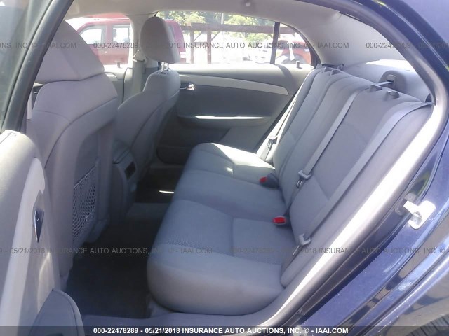 1G1ZB5EB2AF268113 - 2010 CHEVROLET MALIBU LS ლურჯი ფოტო 8