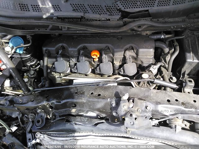 2HGFG12988H503808 - 2008 HONDA CIVIC EXL BLACK photo 10