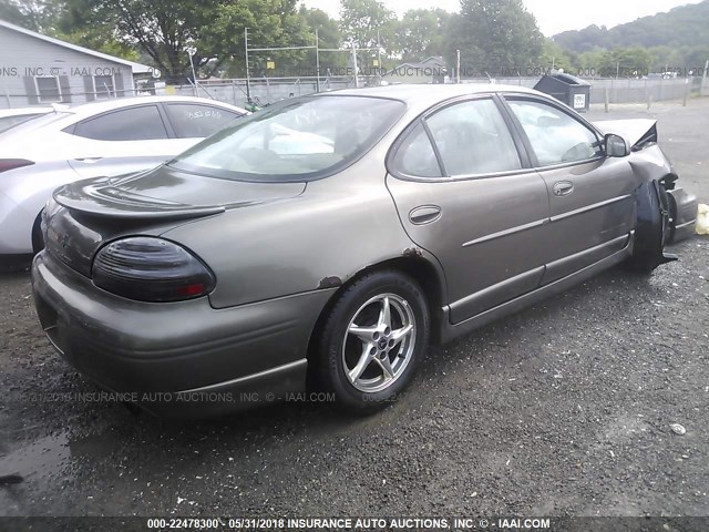 1G2WP52K11F175393 - 2001 PONTIAC GRAND PRIX GT BROWN photo 4