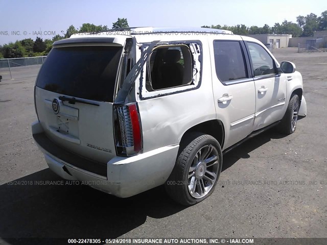 1GYS4CEFXER115973 - 2014 CADILLAC ESCALADE PREMIUM WHITE photo 4