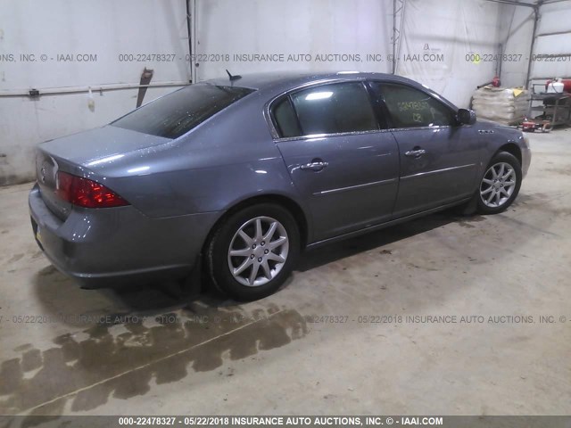 1G4HD57288U107812 - 2008 BUICK LUCERNE CXL BLUE photo 4