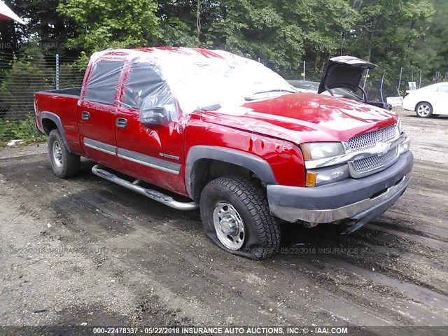 1GCHK23G44F241967 - 2004 CHEVROLET SILVERADO K2500 HEAVY DUTY RED photo 1