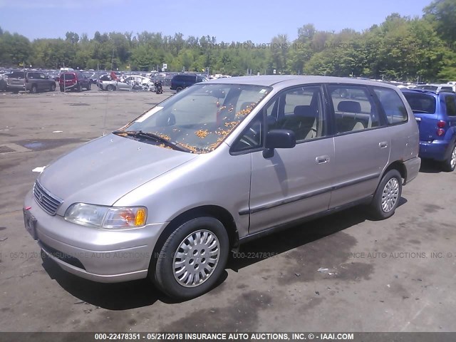 JHMRA1865VC005413 - 1997 HONDA ODYSSEY LX SILVER photo 2