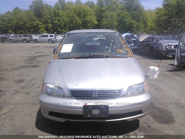 JHMRA1865VC005413 - 1997 HONDA ODYSSEY LX SILVER photo 6