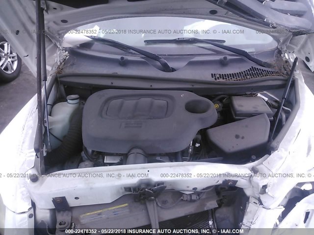 3GNCA13D78S675189 - 2008 CHEVROLET HHR LS WHITE photo 10