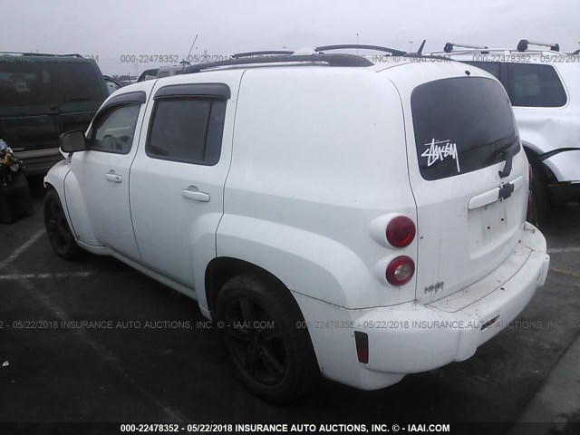 3GNCA13D78S675189 - 2008 CHEVROLET HHR LS WHITE photo 3