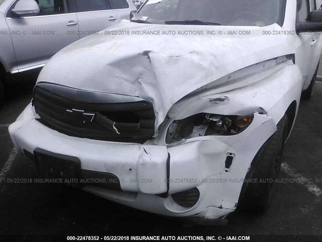 3GNCA13D78S675189 - 2008 CHEVROLET HHR LS WHITE photo 6