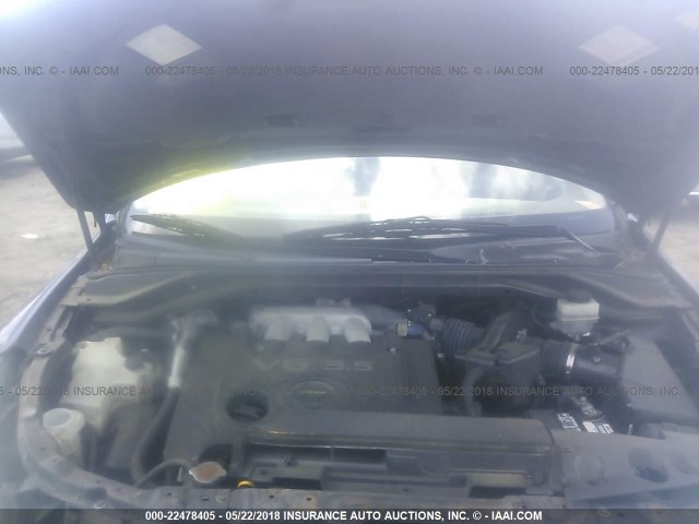 JN8AZ08W45W432568 - 2005 NISSAN MURANO SL/SE/S BLUE photo 10