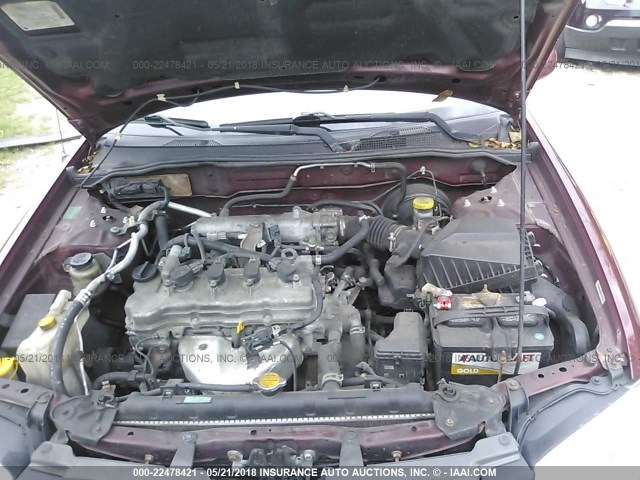 3N1CB51D64L915761 - 2004 NISSAN SENTRA 1.8/1.8S BURGUNDY photo 10