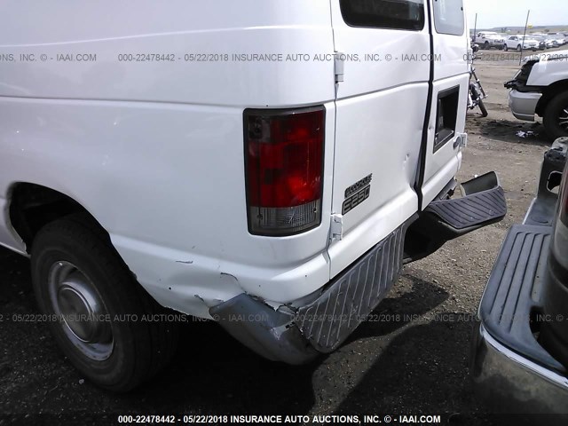 1FTNE24243HB56952 - 2003 FORD ECONOLINE E250 VAN WHITE photo 6