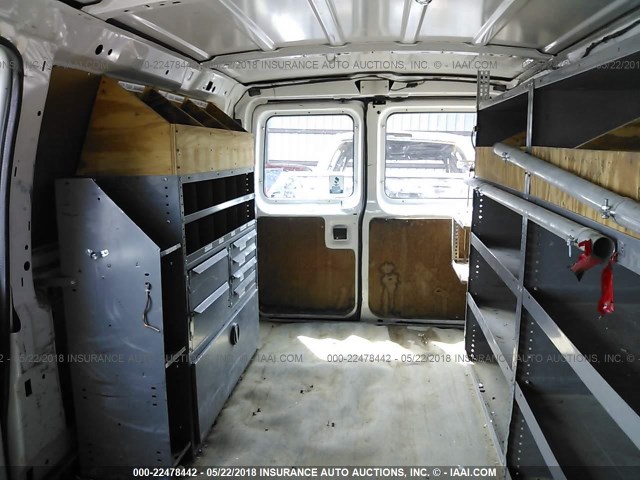 1FTNE24243HB56952 - 2003 FORD ECONOLINE E250 VAN WHITE photo 8