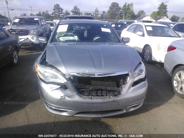 1C3CCBBB0DN694295 - 2013 CHRYSLER 200 TOURING GRAY photo 6