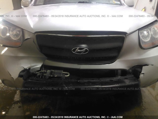 KM8SG73D97U102360 - 2007 HYUNDAI SANTA FE GLS GRAY photo 6