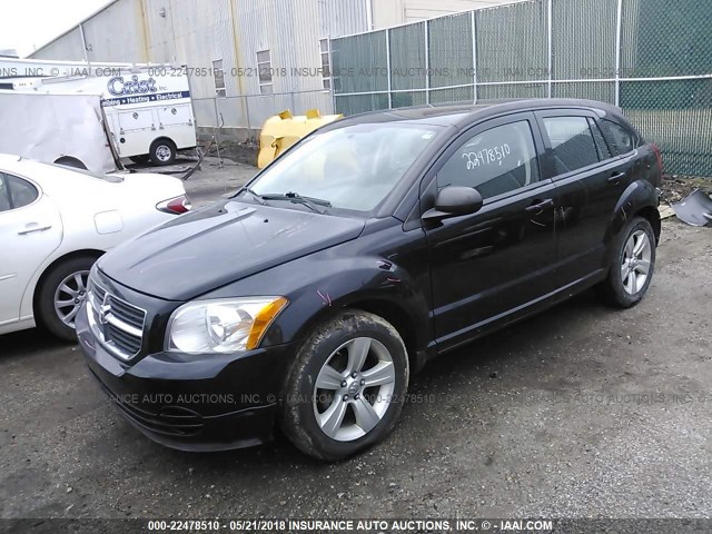 1B3CB4HA7AD612610 - 2010 DODGE CALIBER SXT BLACK photo 2