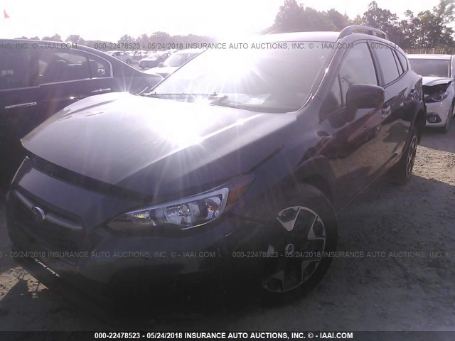 JF2GTADC9J8252401 - 2018 SUBARU CROSSTREK PREMIUM Negro foto 2