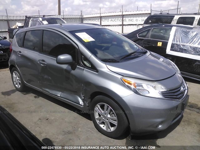 3N1CE2CP6EL388495 - 2014 NISSAN VERSA NOTE S/S PLUS/SV/SL GRAY photo 1