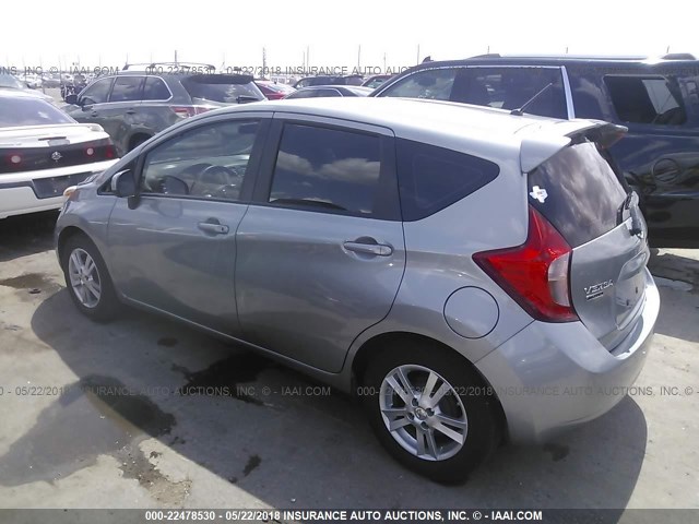 3N1CE2CP6EL388495 - 2014 NISSAN VERSA NOTE S/S PLUS/SV/SL GRAY photo 3