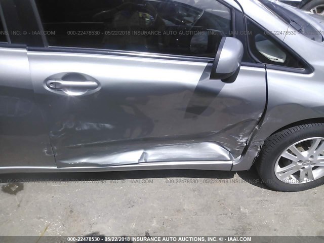 3N1CE2CP6EL388495 - 2014 NISSAN VERSA NOTE S/S PLUS/SV/SL GRAY photo 6