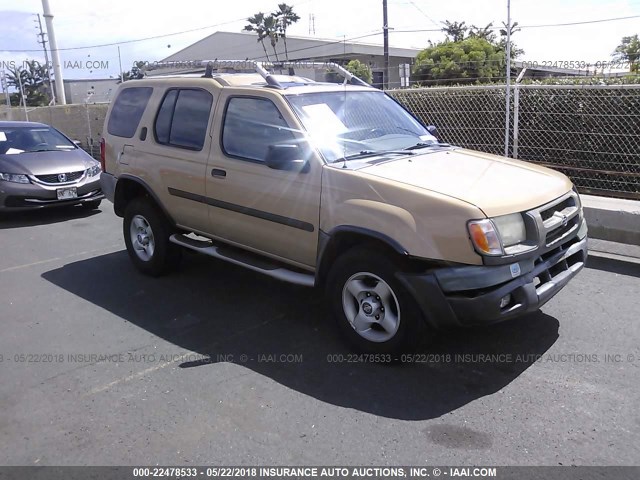 5N1ED28T81C538249 - 2001 NISSAN XTERRA XE/SE BEIGE photo 1