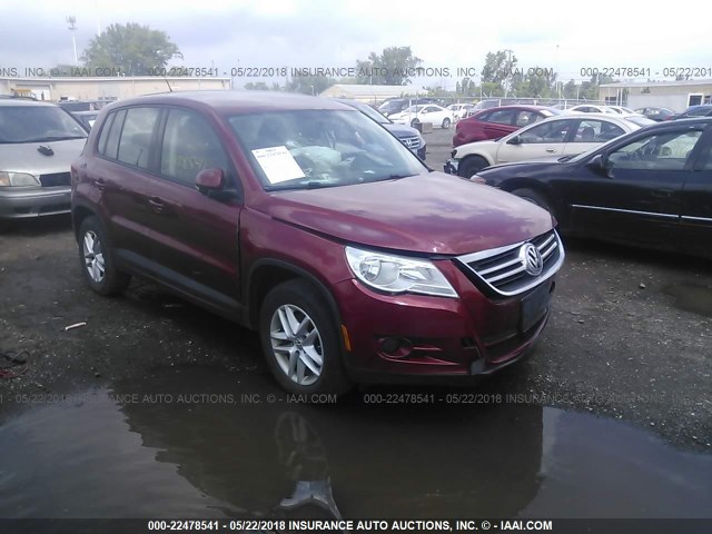 WVGBV7AX3BW001248 - 2011 VOLKSWAGEN TIGUAN S/SE/SEL RED photo 1