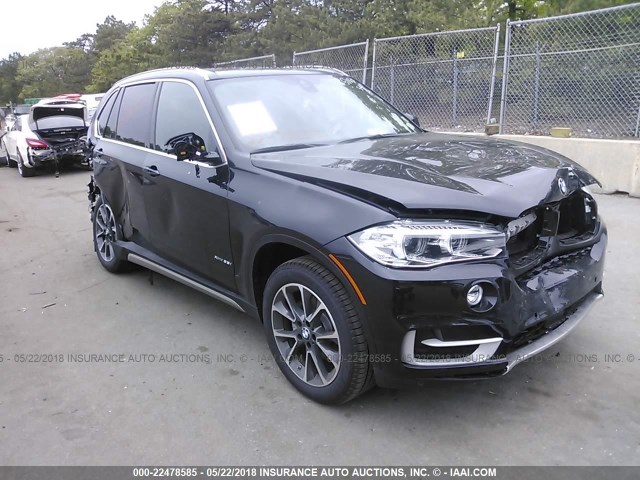 5UXKR0C51J0Y06127 - 2018 BMW X5 XDRIVE35I Қара фото 1