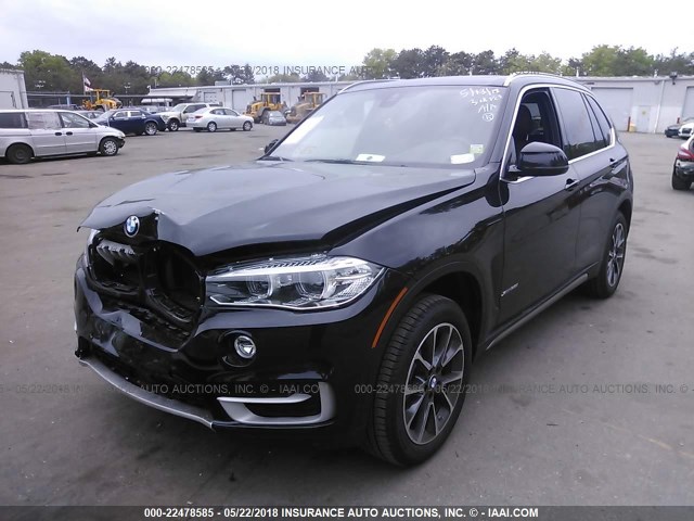 5UXKR0C51J0Y06127 - 2018 BMW X5 XDRIVE35I BLACK photo 2