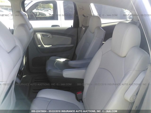 1GNLRGED0AS156074 - 2010 CHEVROLET TRAVERSE LT SILVER photo 8