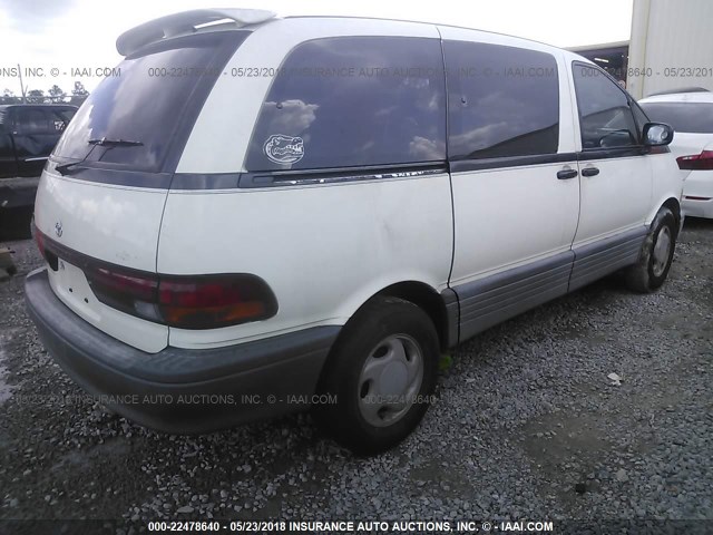 JT3AC11R6N1021777 - 1992 TOYOTA PREVIA DLX WHITE photo 4