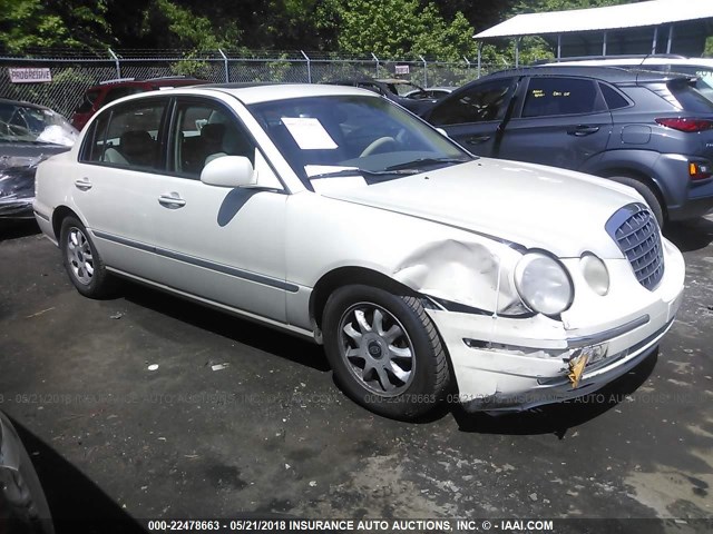 KNALD124145017676 - 2004 KIA AMANTI WHITE photo 1