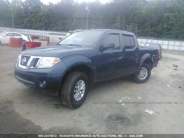 1N6AD0ER2FN734728 - 2015 NISSAN FRONTIER S/SV/SL/PRO-4X Navy photo 2