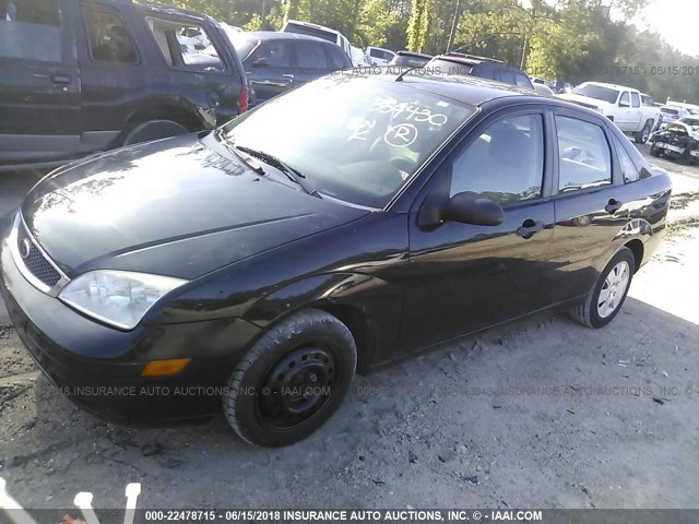 1FAFP34N27W345430 - 2007 FORD FOCUS ZX4/S/SE/SES BLACK photo 2