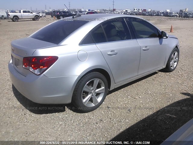 1G1PF5SB1G7121557 - 2016 CHEVROLET CRUZE LIMITED LT SILVER photo 4