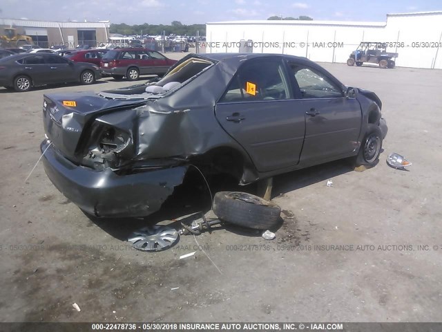 4T1BE32K66U737100 - 2006 TOYOTA CAMRY LE/XLE/SE ნაცრისფერი ფოტო 4