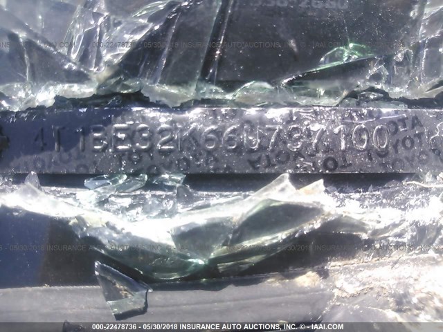 4T1BE32K66U737100 - 2006 TOYOTA CAMRY LE/XLE/SE ნაცრისფერი ფოტო 9