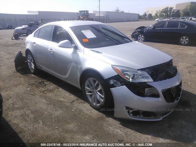 2G4GK5EX5G9149592 - 2016 BUICK REGAL SILVER photo 1