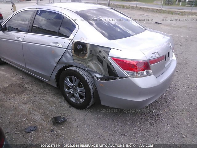 1HGCP2F41CA027268 - 2012 HONDA ACCORD LXP SILVER photo 6