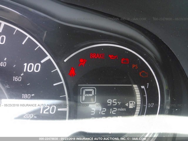 3N1CE2CP4FL443477 - 2015 NISSAN VERSA NOTE S/S PLUS/SV/SL/SR RED photo 7