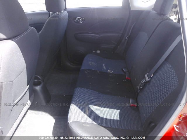 3N1CE2CP4FL443477 - 2015 NISSAN VERSA NOTE S/S PLUS/SV/SL/SR RED photo 8